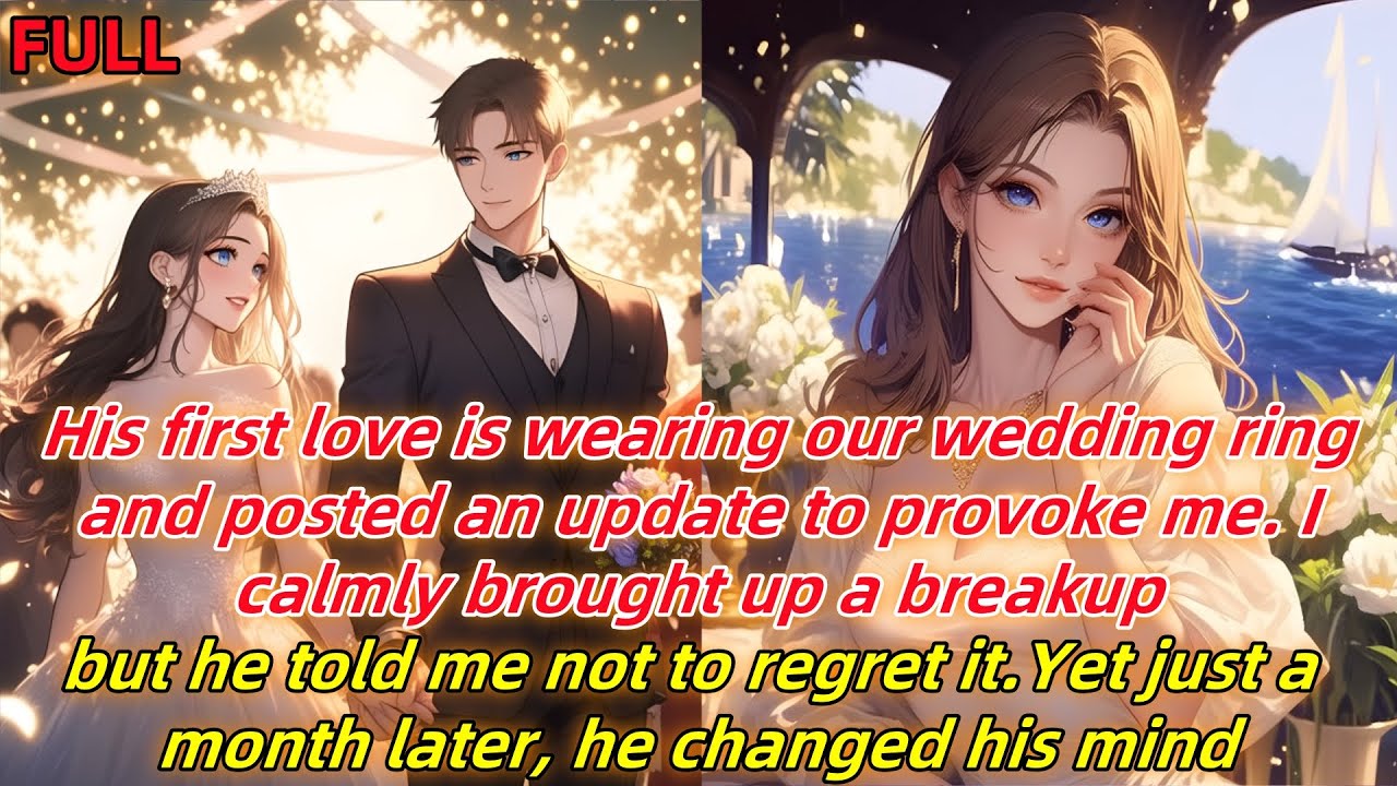 His first love is wearing our wedding ring and posted an update to provoke me. I suggested a breakup