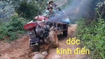 Xe Công nông độ cầu đẩy vô lăng cơ chở cà phê leo dốc cực khỏe