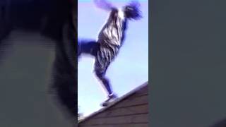 He did a SHOOTING STAR PRESS OFF THE ROOF!!!