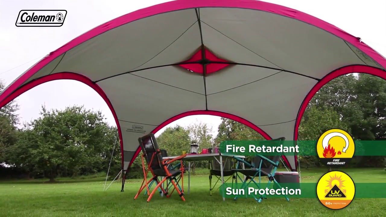 Coleman® Shades of Rock Event Shelter XL  x  Festival Gazebo -  YouTube