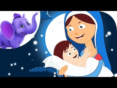 Silent Night with Lyrics | Kids Christmas Songs and Carols | Christmas 2018