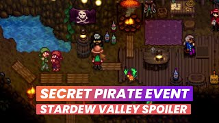 SECRET PIRATE EVENT ✨ Stardew Valley Update 1.5 ✨ Ginger Island Easter Egg - Spoilers