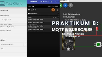 Praktikum 8 : MQTT & Subscribe | Ikko Cahya Awinata | 22051204038