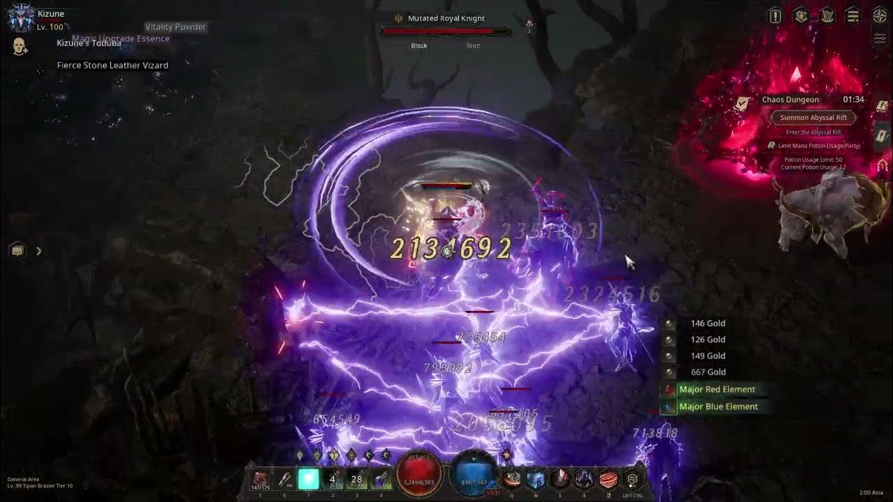 UNDECEMBER Whirlwind + Lightning Chain MapT10+10(Lv.99) Full Clear