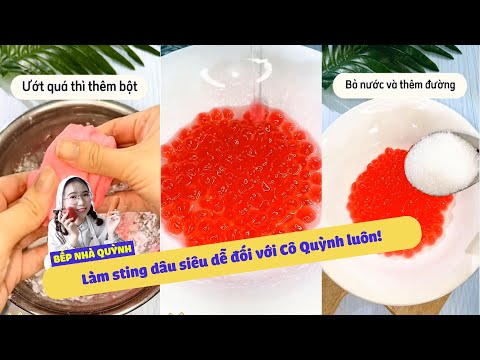 Video Bếp Nhà Quỳnh #191 | Thử Làm Chân Châu Sting Và Nghe... - youtube
