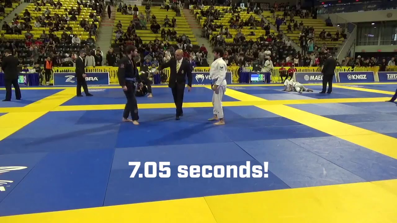 7 Second Submission At IBJJF Worlds
