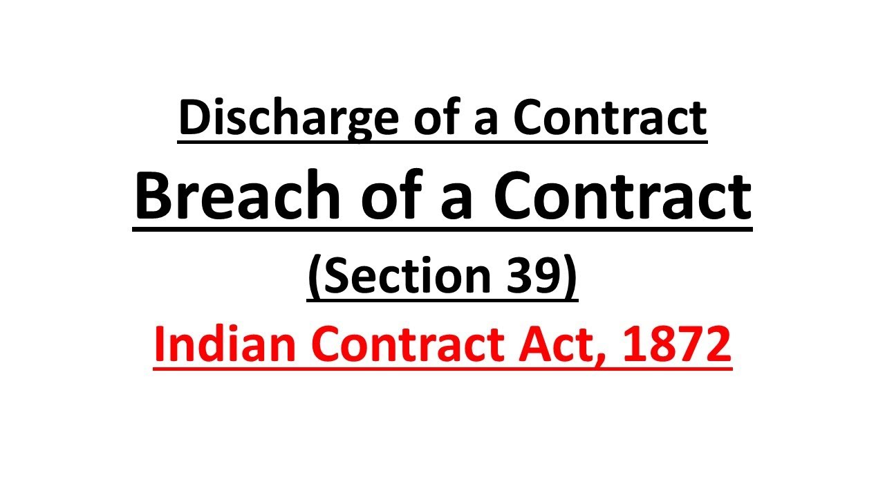What Is Actual Breach Of Contract