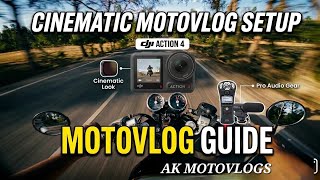 2026 DJI ACTION BEST MOTOVLOGS SETUP dji action4/5/6 feat continental gt 650