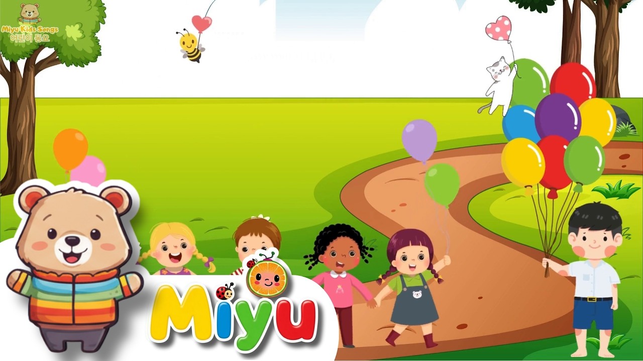 🚗🎈 알록달록 풍선 & 다섯 대의 작은 자동차! 재미있는 동요로 배워요 | 어린이 동요 - Miyu Kids Songs 🎵