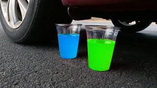 Crushing Crunchy & Soft Things by Car! - Experiment Car vs Coca Cola, Fanta, Mirinda Balloons by Galaxy Experiments 19,389 views 3 years ago 1 minute, 19 seconds