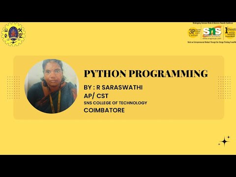 DT based video -Matplotlib | Python Programming | SNS Institutions 