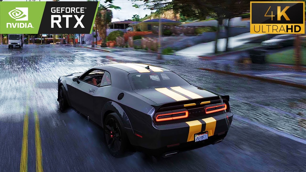 GTA 5 RAIN and SNOW | Maxed Graphics Settings Ultra Realistic RTX 3080 ...