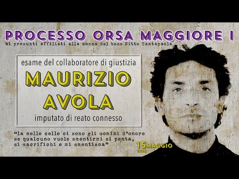 Maurizio Avola 15 Mag.1996 - Processo Orsa Maggiore I - Prima Parte