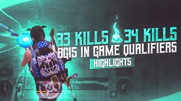 BGIS In game qualifiers highlights | 35 + kill average