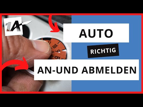 Wie Du Dein Auto richtig an- und abmeldest | 1A-Automarkt.de