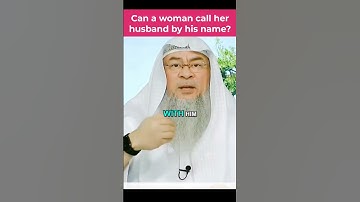Can a woman call her husband by his name? #Assim #assimalhakeem #assim assim al hakeem