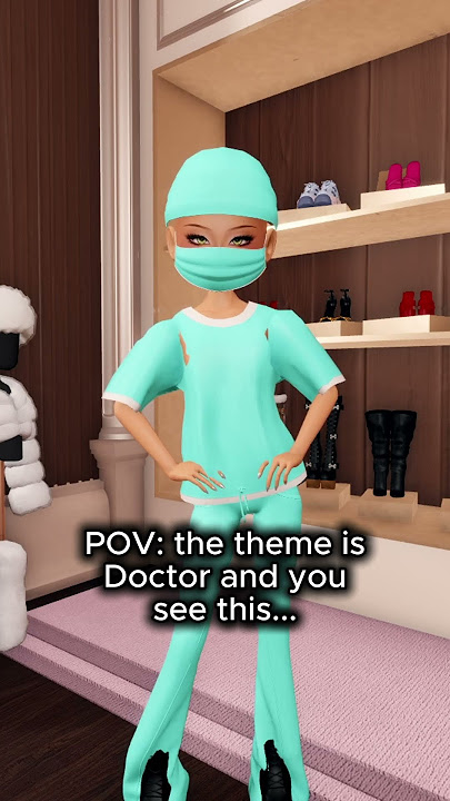 POV: THE THEME IS DOCTOR AND YOU SEE THIS... #dresstoimpressroblox #dti #dresstoimpress #roblox