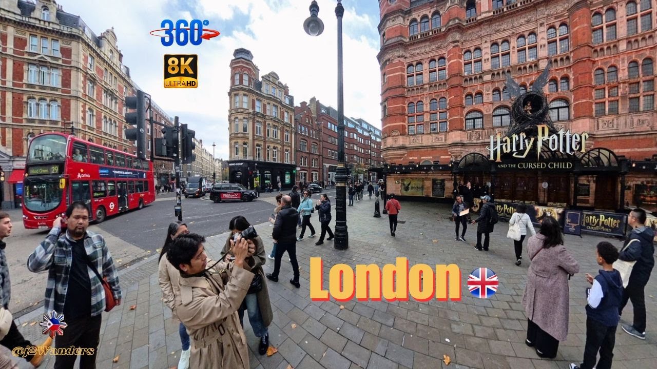 Walking Tour London 360 VR | Big Ben, Whitehall & Trafalgar Square | Part 2 | 