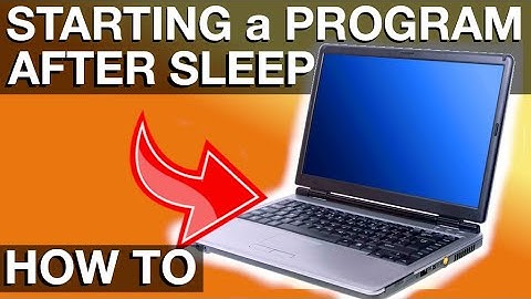 Run Program when Windows resumes from Sleep or Hibernate (How to)