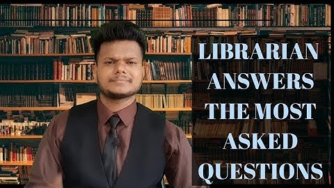 What You Asked about Librarians || Library Doctors