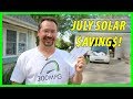 Monthly Solar Savings - July