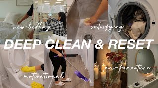 EXTREME DEEP CLEAN & RESET ROUTINE   productive weekend, cleaning motivation, new fall decor