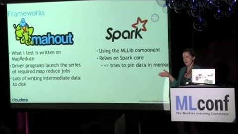 Juliet Hougland, Data Scientist, Cloudera @ MLconf NYC