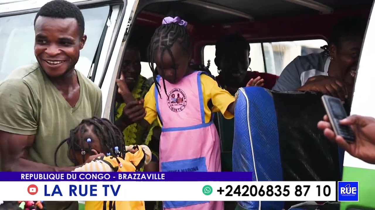 LA RUE TV I PRESCOLAIRE I LES ELEVES DU CENTRE D'EDUCATION PRESCOLAIRE EN EXCUSION A BRAZZA MALL
