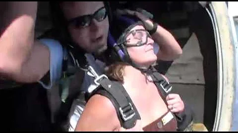 Denise Gleason SKYDIVES!!!