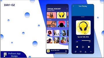 DAY-02 || Daily UI Challenge | Podcast App design