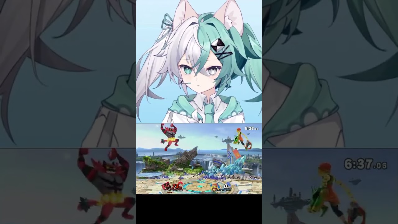 バ美肉おじさんのスマブラSP対戦動画 #Shorts 【スマブラSP】【vtuber】 #short #shortvideo