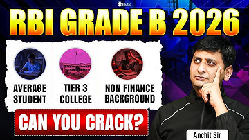 Can Aspirant with Average Educational Background Crack RBI Grade B 2026?