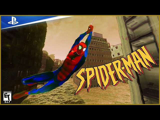 This mod adds the gloriously chunky PS1 Spider-Man outfits to new