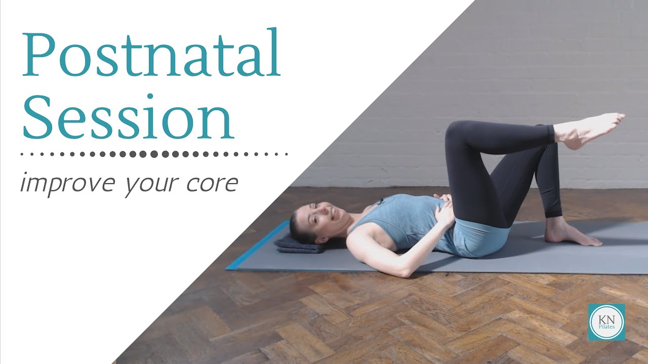 Postnatal Pilates Session // strengthen the core and pelvic floor YouTube