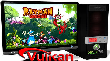 XENIA Xbox 360 Emulator - Rayman Origins (2011). Ingame (improve). Vulkan api. Test #3