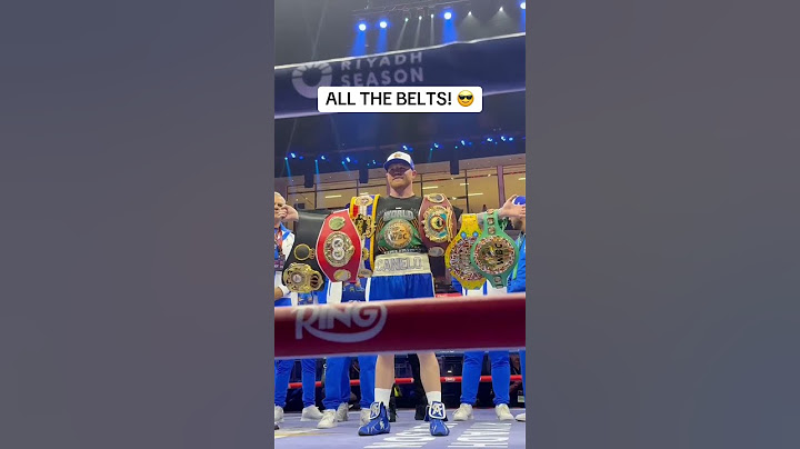 Canelo Alvarez after being crowned undisputed middleweight champion! 🥊 #BOXING #CANELO #UNDISPUTED