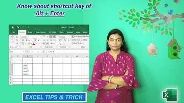 How to enter multiple lines in one cell in Excel | MS Excel tips & tricks part-6 @DTech Official