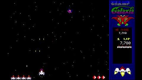 DOSBox 0 74, Cpu speed     30000 cycles, Frameskip  0, Program   GALAXIA 2020 06 08 23 07 26