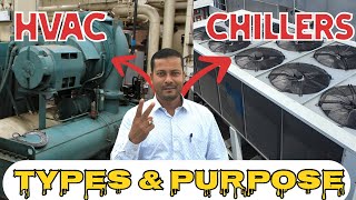Chiller System Explained 🔥 | Types & Working in Hindi | HVAC Full Basic Guide