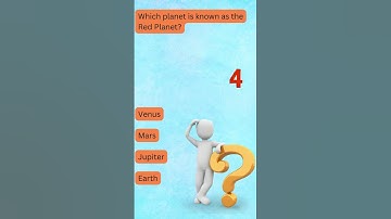 Red Planet | Gk questions in English | #mindbendingquiz #quiz #education #triviatricks