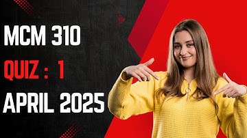 MCM310 Quiz 1 | Journalistic Writing | 100% Correct MCQs Solution ✅ #english #virtualuniversity