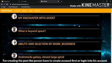 How to create a Blog using Django with source code