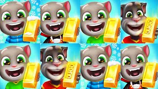 SQUID GAME FUNNY~ 🚩🌈🚀🏴‍☠️Talking Tom Gold Run~🚀🚀😆AMONG US FUNNY