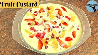 Fruit Custard Recipe Supper Creamy Easy Rich Dessert Recipe By Humera Sheikh Custrd Jelly Bites