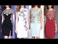 supper exotic and glamorous lace applique work style party wear women bodycon dress design and ideas