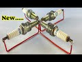 New Project || Create Free Energy Generator With Spark Plug Tools