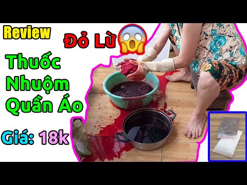 Mua Thuốc Nhuộm Quần Áo Ở Đâu - Trên tay thuốc nhuộm quần áo giá rẻ và cái kết :))