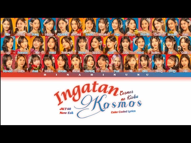 JKT48 - Ingatan Kosmos (Cosmos no Kioku) | Color Coded Lyrics class=