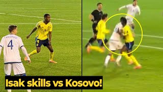 Alexander Isak’s ANGER after failing to score in Sweden’s defeat to Kosovo last night