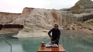 Sergio Caceres, Director of F&B at Amangiri, teaches how to make a refreshing mocktail! screenshot 4